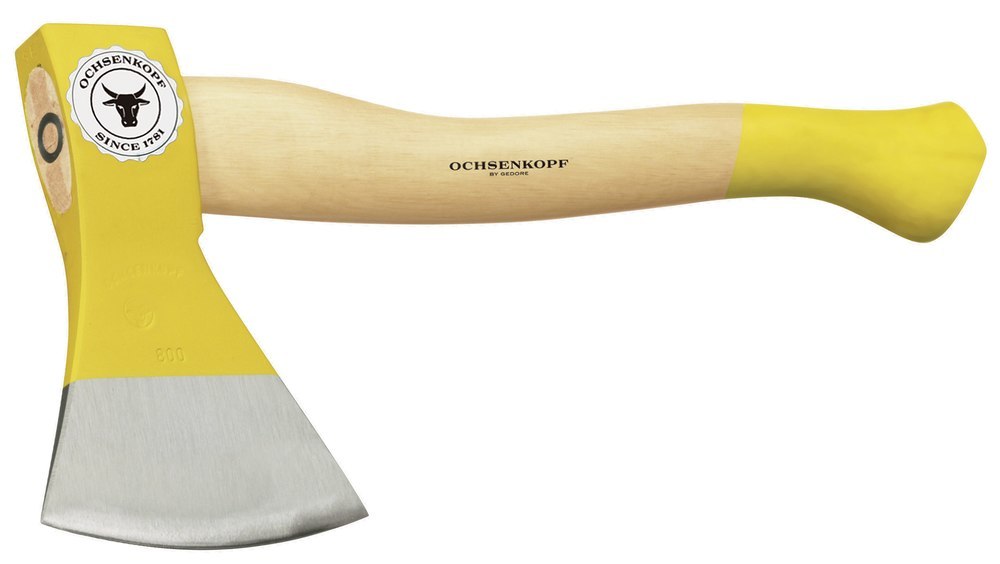 OCHSENKOPF Forstbeil, Polierte Schneide, Robustes Eschenholz, 38 cm, 1,1 kg Produktbild img2 L