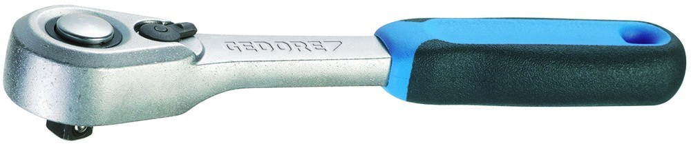 GEDORE Umschaltknarre 1/4", 9° Rückschwenkwinkel, 127mm lang, 2K-Griff, 2093 U-20 Produktbild img1 L