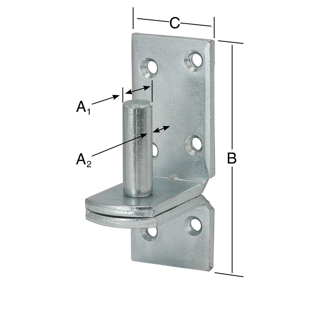 VORMANN Aufschraubkloben 10 x 85mm verzinkt Produktbild img2 L
