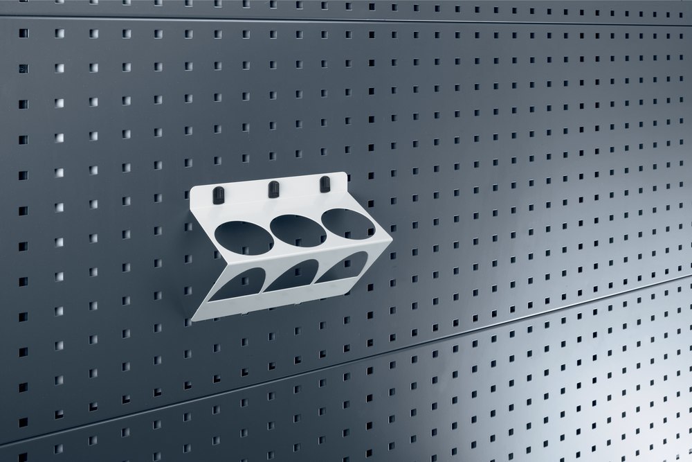 bott Dosenhalter bis 68mm 3 Aufnahmen-RAL7035 Produktbild img1 L