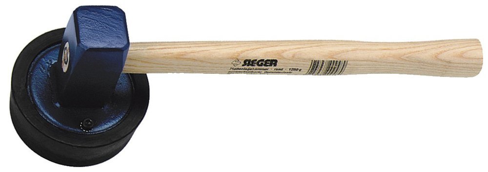 Sieger Plattenlegerhammer 1500g rund Produktbild img1 L