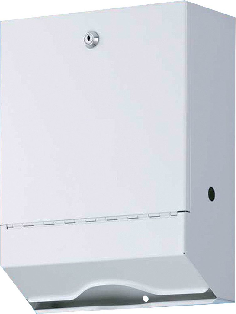 Satino by WEPA Falthandtuchspender klein, Metall weiß lackiert Produktbild img1 L