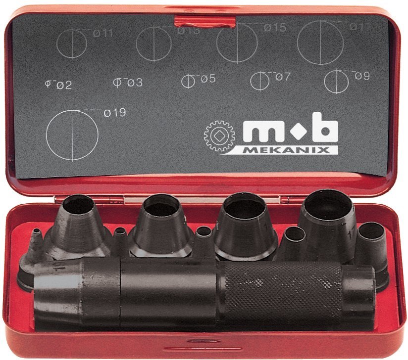 Peddinghaus Locheisen-Satz 3-20mm gerade Produktbild img1 L