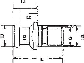 GSW Markgröningen Anzugsbolzen DIN 69872A SK50-M24 I.K Produktbild img2 L