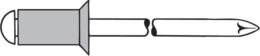 Gesipa Blindniet Alu/Stahl, Senkkopf 120° Produktbild img6 L