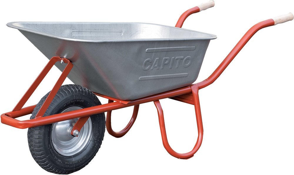 CAPITO Tiefmuldenkarre Eurocar 100 l, mit Kugellager, montiert Produktbild img1 L