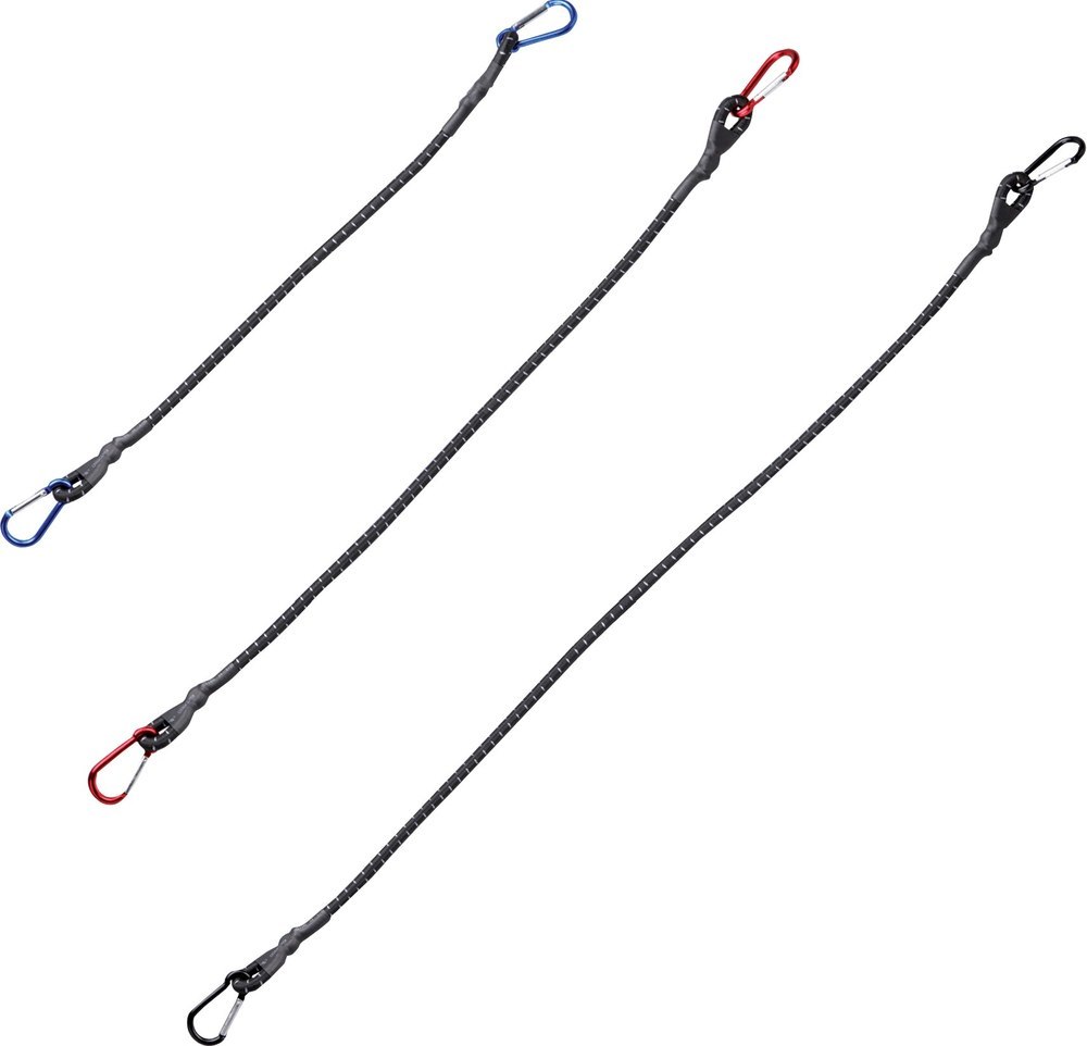 UNITEC Gepäckspanner mit Karabiner, 3-er Set Produktbild img2 L