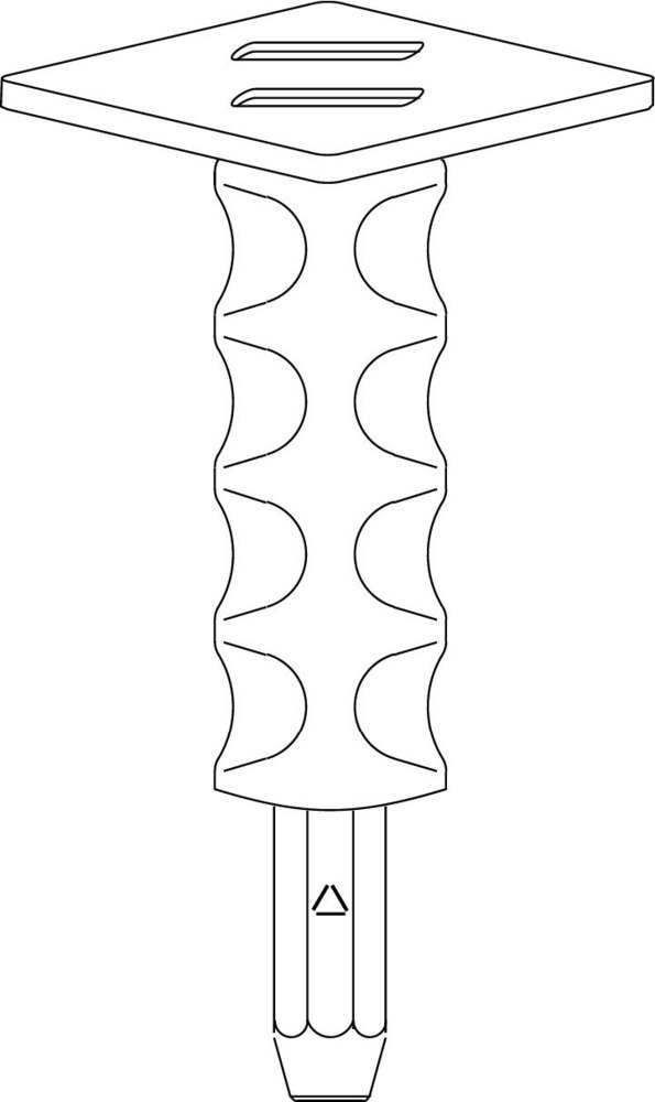 DON QUICHOTTE Fixpin Setzeisen, schwarz, 20 x 170mm Produktbild img1 L