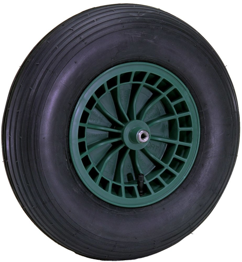 FORT Luftrad zu Schiebekarre, grün, ø400 x 100mm Produktbild img1 L