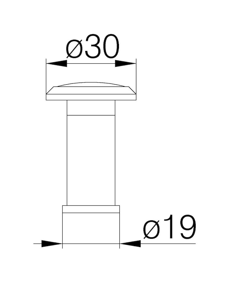 DENI Türspion 3980, Edelstahl Produktbild img3 L