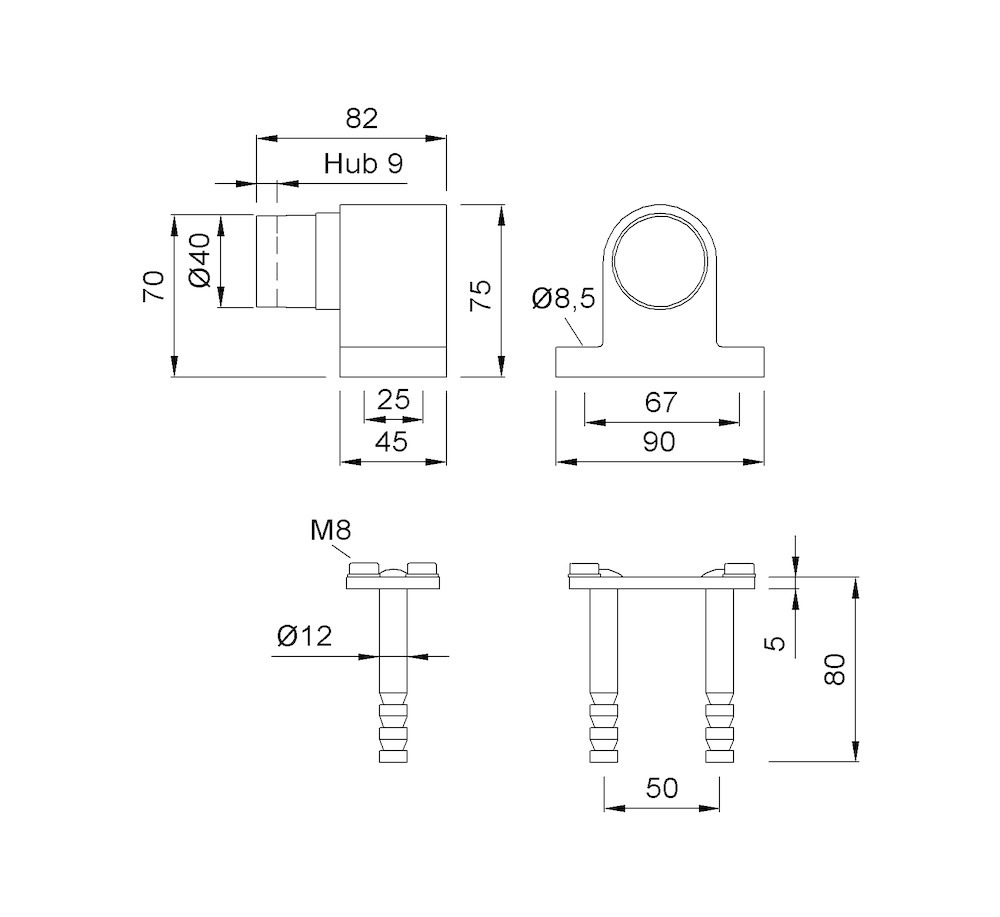 KWS Türpuffer 2024, Aluminium Produktbild img2 L