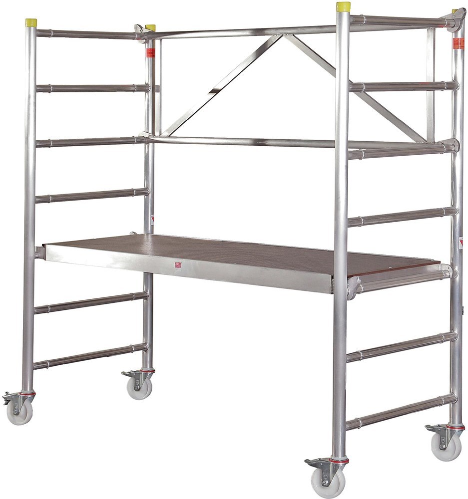 müba Alu-Rollgerüst Typ Boy 1, 1,80 x 0,79m, Arbeitshöhe 2,80m Produktbild img1 L