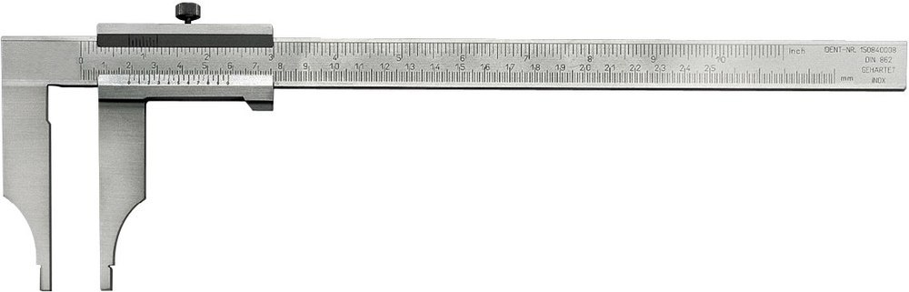 FORUM Werkstatt-Messschieber, ohne Spitzen, mit Feineinstellung Produktbild img1 L