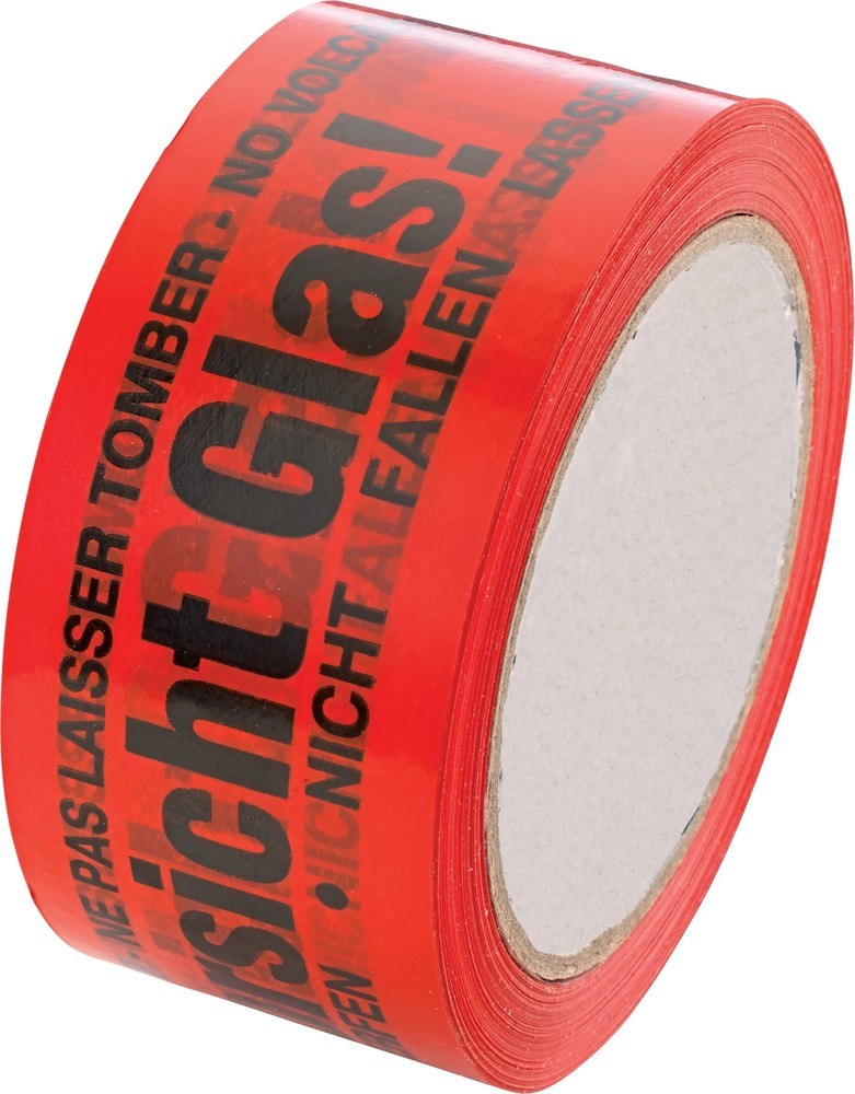 Enviro Group PVC-Klebeband Vorsicht Glas 66m x 50mm Produktbild img1 L