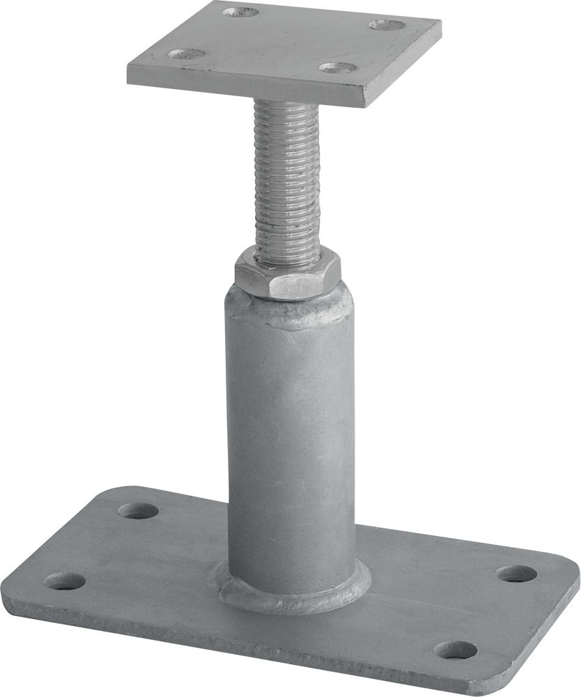 HGH Stützenfuß Typ PR höhenverstellbar 80x80x8,0mm Produktbild img1 L