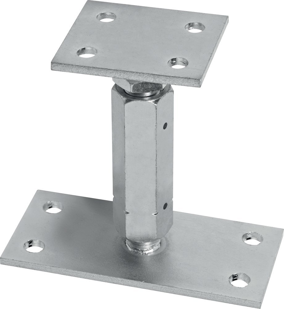 HGH Stützenfuß Typ P höhenverstellbar 80x70x5,0mm Produktbild img1 L