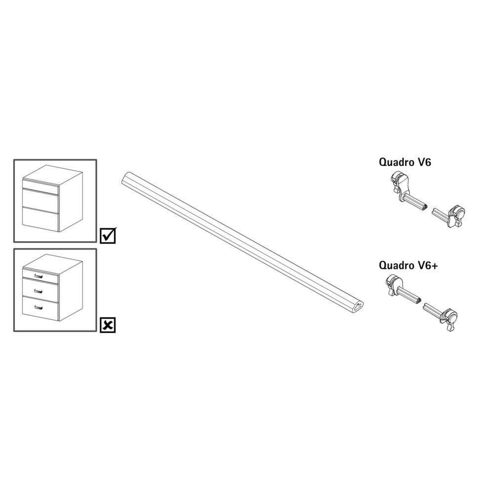 Hettich Verbinder Quadro 9221295, grau Produktbild img2 L