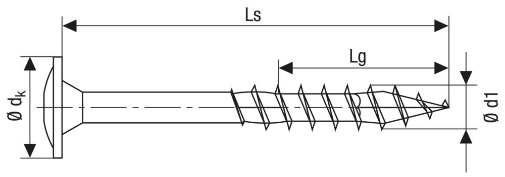 SPAX, Holzbauschraube HI.FORCE  8 mm, Tellerkopf, T-STAR plus, 4CUT, Teillgewinde, WIROX Produktbild img2 L