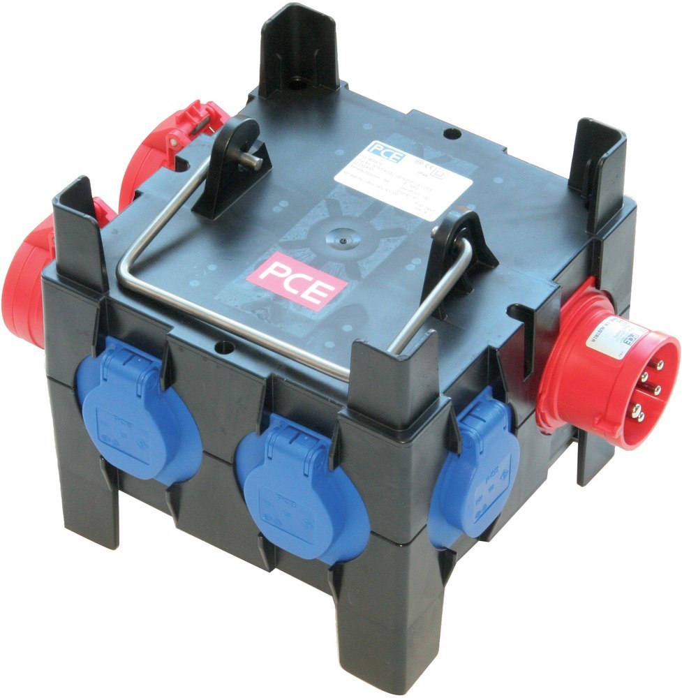 PCE Kunststoff-Steckdosenverteiler M-Imst 16/2-4/OF Produktbild img1 L