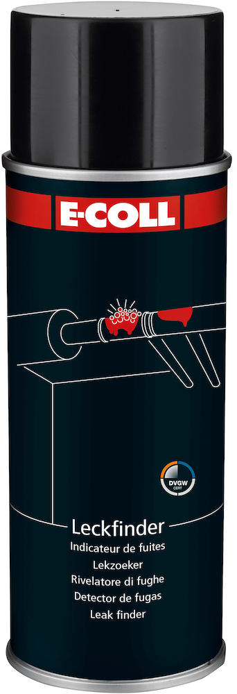 E-COLL Leckfinder-Spray silikonfrei, ungiftig nach DIN-DVGW 400ml Spraydose Produktbild img1 L