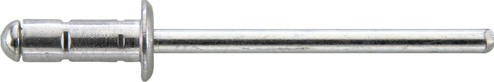 PolyGrip® Mehrbereichs-Blindniet Alu/Stahl, Standard, Flachrundkopf Produktbild img1 L