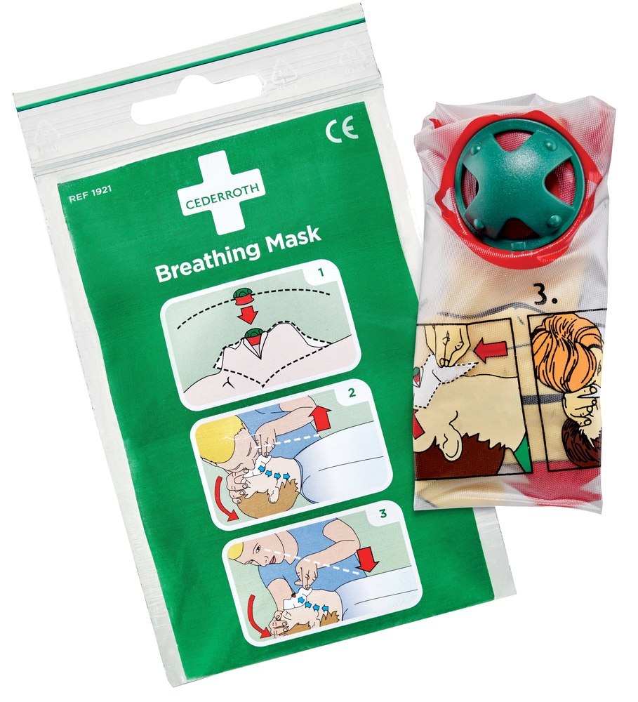 CEDERROTH Beatmungsmaske mit Rückschlagventil Produktbild img1 L