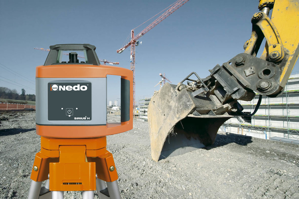 Nedo Rotationslaser SIRIUS 1 H / Laserklasse 2 Inkl. ACCEPTOR² mit Heavy-Duty Haltklammer Sirius H, Easy Control Produktbild img2 L