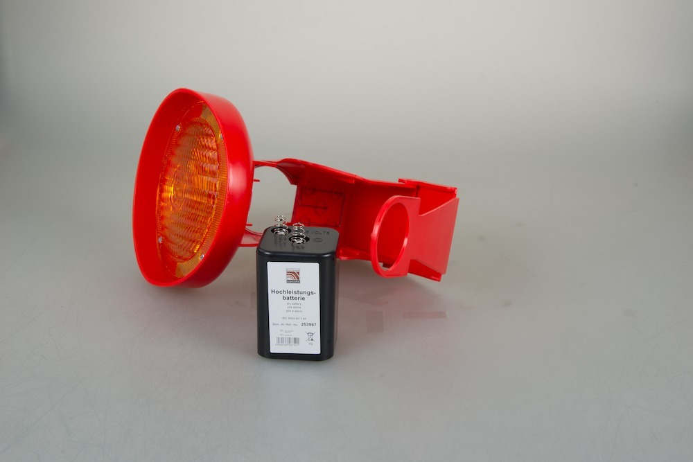 horizont Leitkegel-LED-Leuchte ConeFix, einseitig gelb Produktbild img4 L