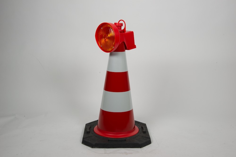 horizont Leitkegel-LED-Leuchte ConeFix, einseitig gelb Produktbild img5 L