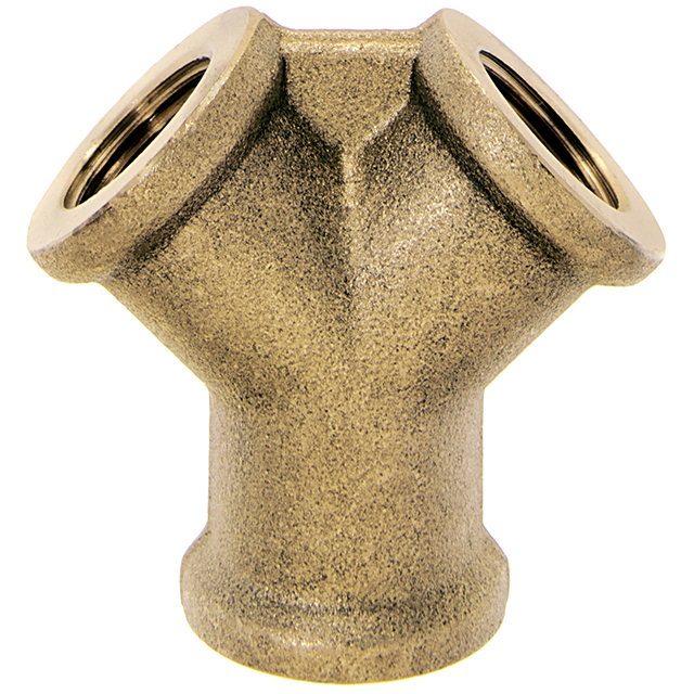 Lüdecke Dreiwegestück Temperguss mit 3 x R3/4" Innengewindeanschluß Produktbild img1 L