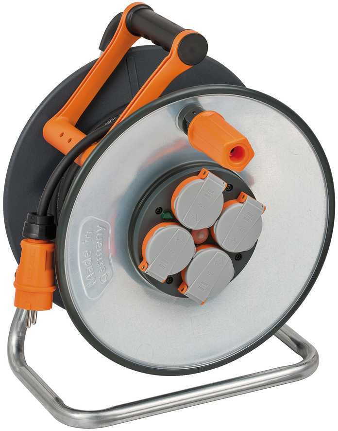 brennenstuhl Kabeltrommel SteelCore IP44, 40m Kabel, BGI 608 Produktbild img1 L
