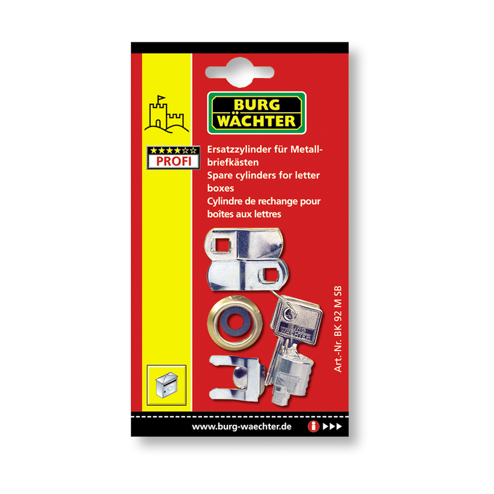 BURG WÄCHTER Zylinder für Briefkästen BK 92 M SB Produktbild img1 L