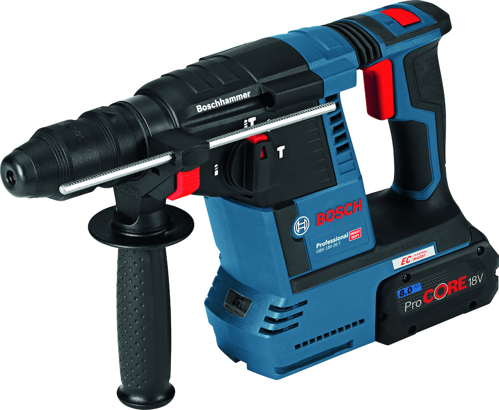 BOSCH Akku-Bohrhammer SDS-plus GBH 18V-26 F, Solo Version, L-BOXX Produktbild img1 L