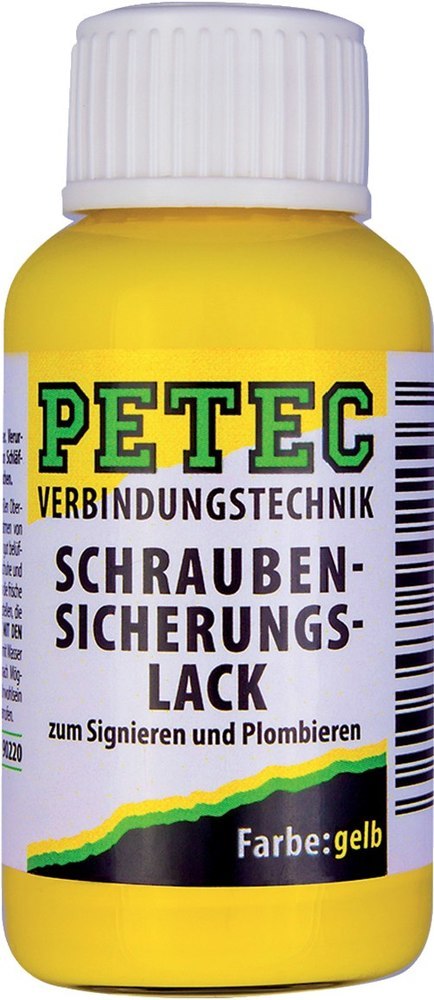 PETEC Schraubensicherungslack gelb, 20ml Produktbild img2 L