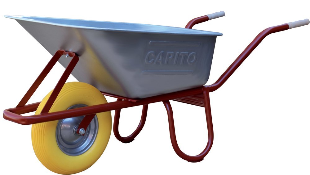 CAPITO Schubkarre Eurocar 100 vollgeschäumtes Rad 400/100mm Produktbild img1 L
