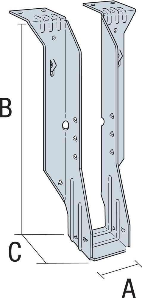 Simpson Strong-Tie® EWP Formteil mit Auflageschenkel, Stahl verzinkt, ITSE 359/92 Produktbild img1 L