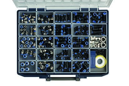 RIEGLER Sortimentsbox Schnellsteckverbindungen »Blaue Serie« Produktbild img1 L