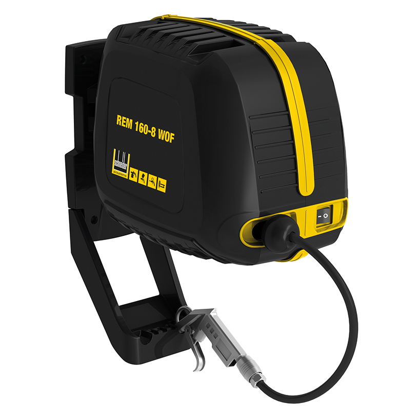 Schneider airsystems Kompressor ReelMaster REM 160-8 1129740358 mit Schlauchaufroller Produktbild img1 L