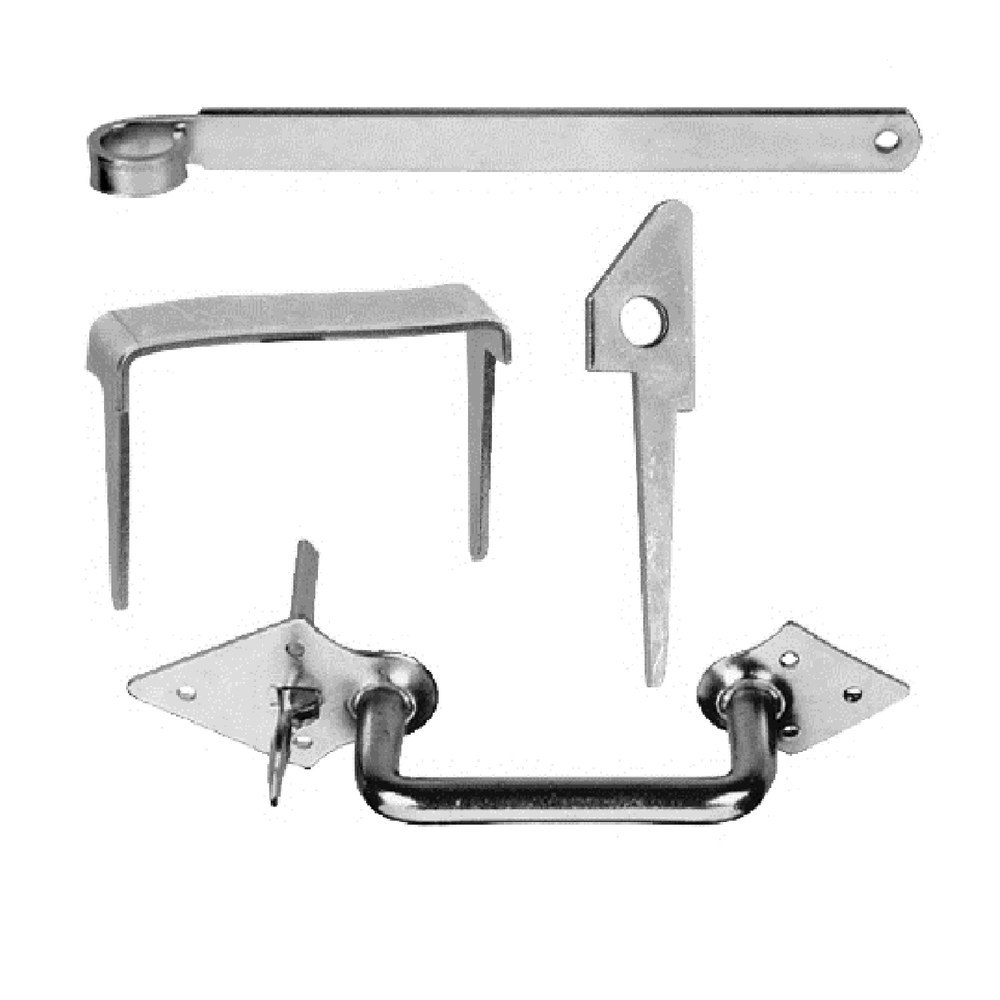 POLLMANN Stallt.kl.grt.,mit Haken, L Klinkh. 250mm,zum Einschlagen,Eisen, galv.hell verz. Produktbild img1 L