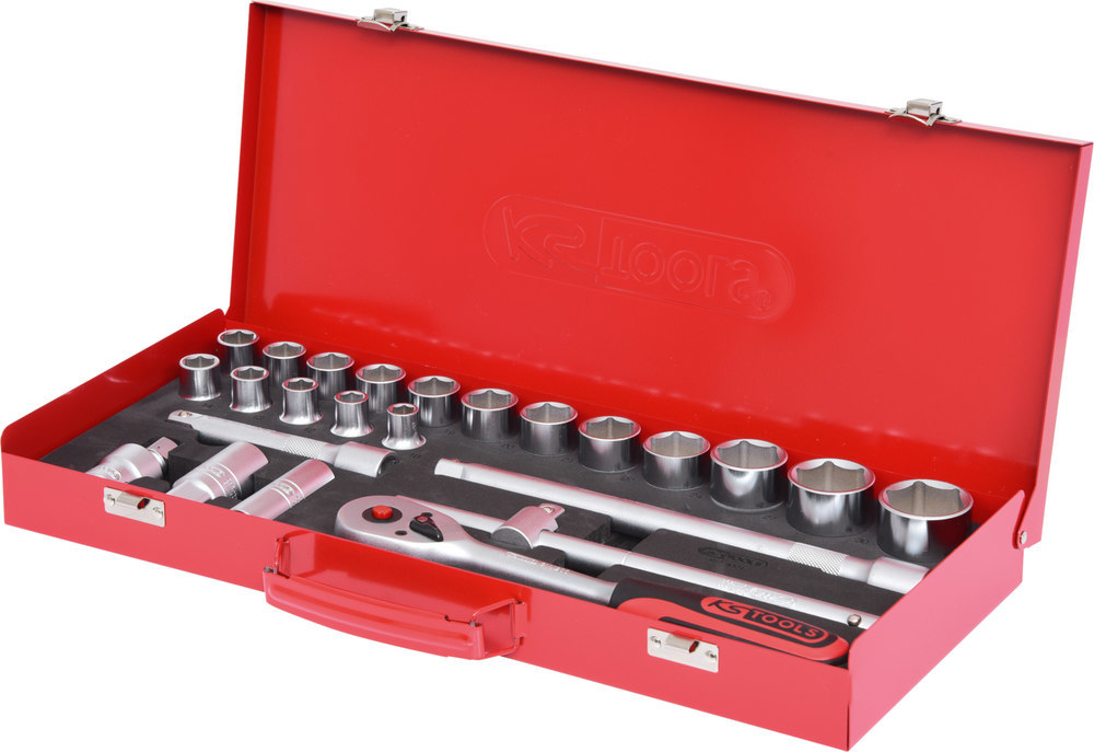 KS TOOLS Steckschlüssel-Garnitur 1/2" 24-teilig Produktbild img2 L