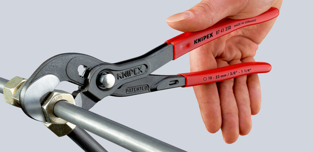 KNIPEX Schraubzange 250mm mit Kunststoff-Griffhüllen Produktbild img3 L
