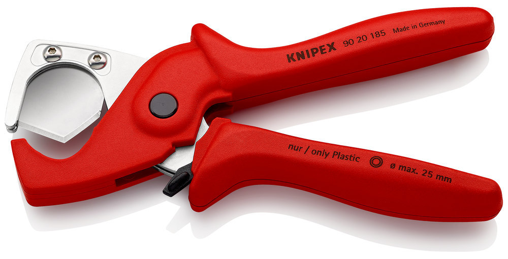 KNIPEX Rohrschneider 90 20 185 verchromt GFK ø25mm 185mm Produktbild img4 L