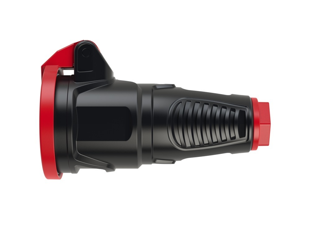 PCE Schutzkontaktkupplung IP54 Vollgummi Produktbild img2 L