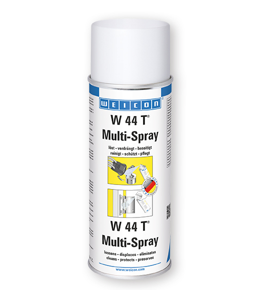 WEICON W 44 T® Multi-Spray | Schmier- und Multifunktionsöl mit 5-fach Wirkung | 400 ml | gelblich, transparent Produktbild img1 L