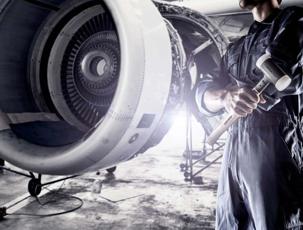 SUPERCRAFT-Schonhammer, mit schwingungsdämpfendem, ergonomisch geformtem und lackiertem Hickorystiel Produktbild img16 L