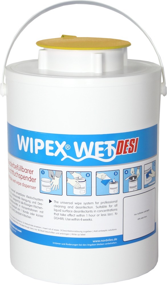 WIPEX WET Feuchttuchspender Kunststoff, gelb Produktbild img1 L