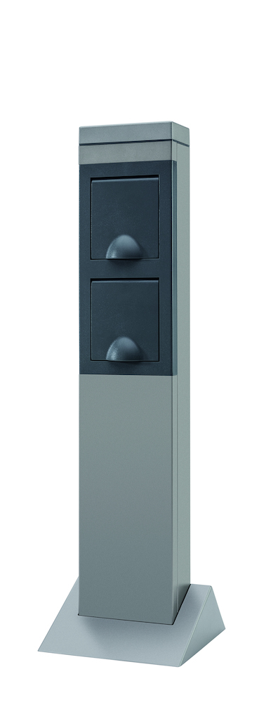 REV 2-fach Steckdose ohne Zuleitung SteelCraft Produktbild img1 L