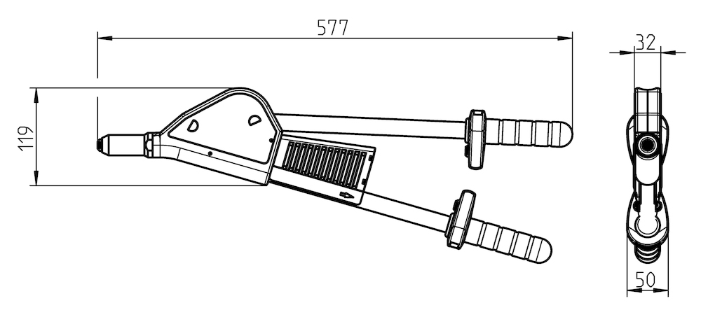 PolyGrip Hebelnietgerät HN 2 Produktbild img3 L