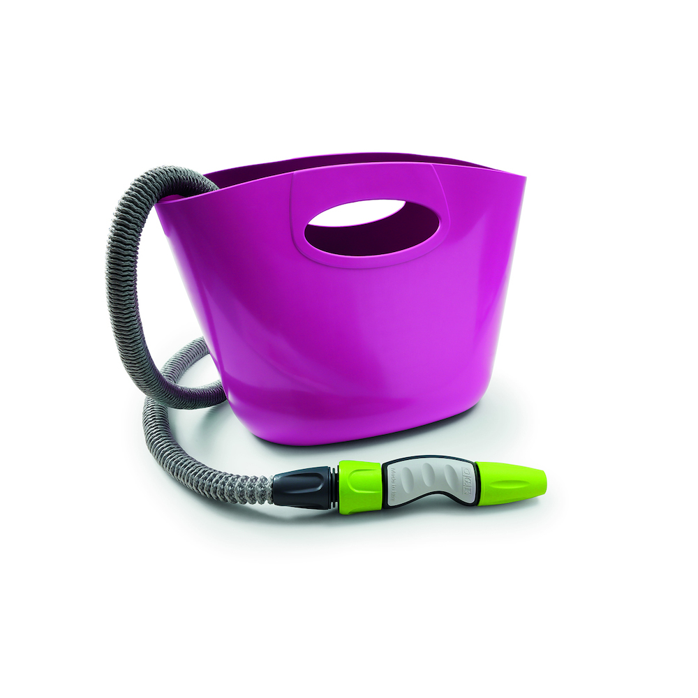 G.F. Gartenschlauch mit Verstautasche 5-15m fuchsia Produktbild img1 L