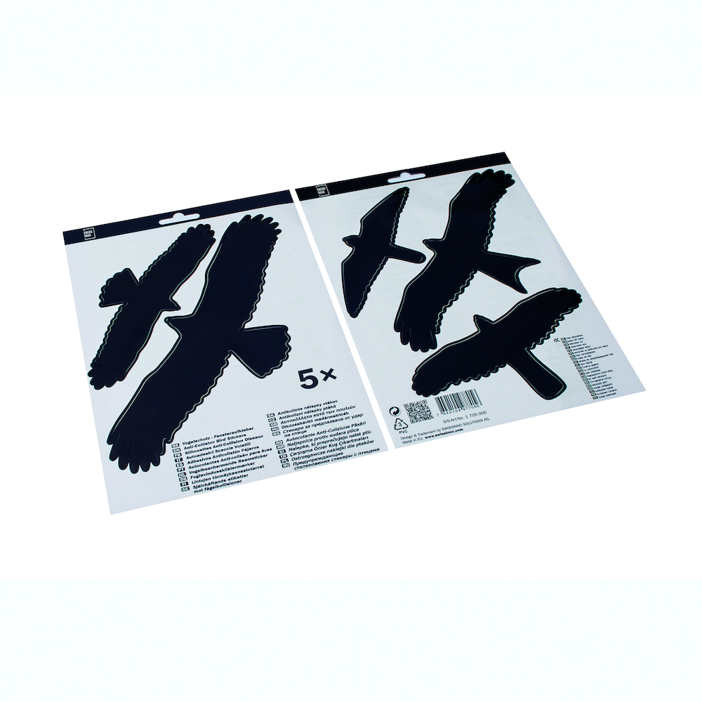 SWISSINNO Vogelschutz-Fensteraufkleber Produktbild img1 L